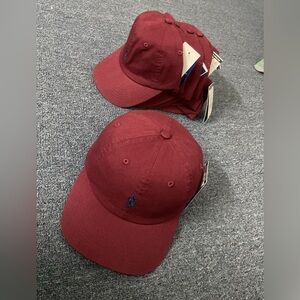 Polo by Ralph Lauren Men's Burgundy maroon chino ball Hat